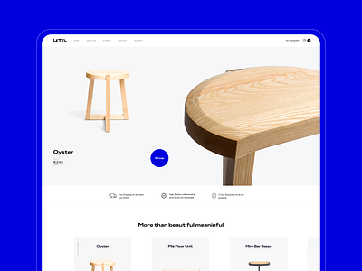This is UTIL branding clean design designer duall ecommerce ecommerce design furniture luxury minimalistic online portugal store ui ux