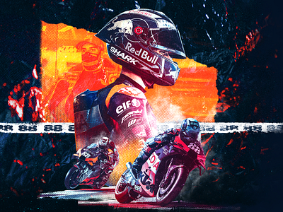 Miguel Oliveira Moto GP by Duarte Pires for Duall Studio on Dribbble