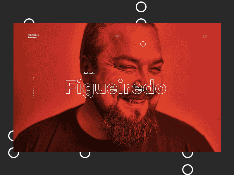 Directors Page 2d ae animation black clean design gif motion portugal red ui ux web webdesign