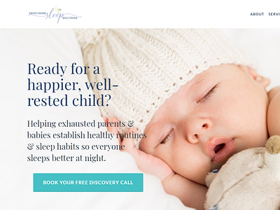 Sweet Home Sleep Solutions Website Design