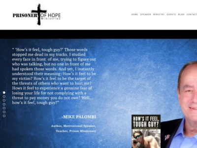 Website Design for Author & Non-Profit