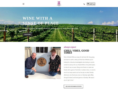 Winery Website Design E-Commerce branding design ecommerce web design website design winery