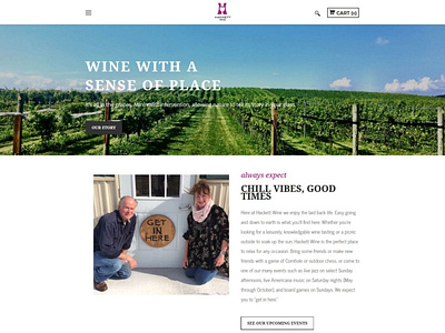 Winery Website Design E-Commerce