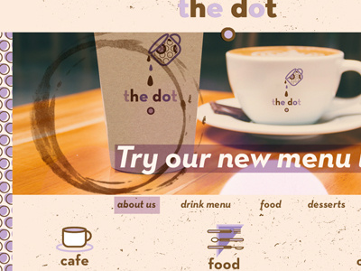 The Dot Website branding graphic design illustration