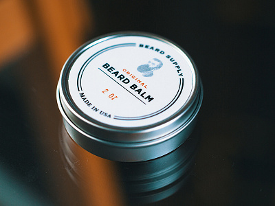 Beard Supply Balm Redesign adobe art direction photoshop circle beard concept creative design graphic grooming inspiration minimal package design art packaging