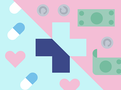 Healthcare care cross dollar government health healthcare heart money pill