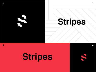 Stripes Branding agency branding helvetica logo logotype mark marketing minimal pattern swiss typography