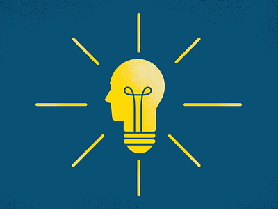 Innovation art design editorial graphic icon illustration light bulb logo profile shine vector