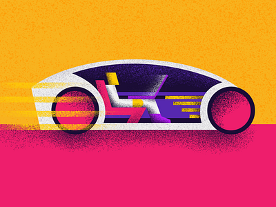 Need for Speed art car editorial future geometic grunge illustration illustrator laptop motion race racer speed tron