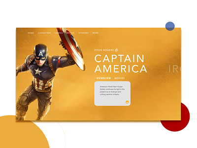 Marvel Website Design + Concept