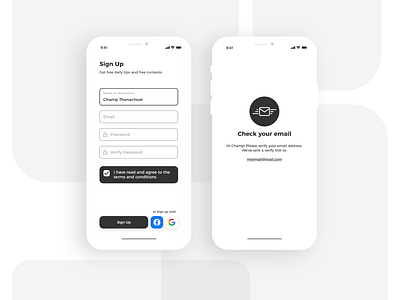 Sign up - Daily UI #001