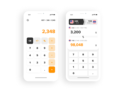 Calculator - Daily UI #004 app app design calculator calculator ui converter currency dailyui dailyuichallenge design exchange exchange rate math mobile ui ui ui design