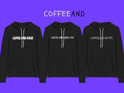 Coffee And Merch artwork brand identity branding hoodie logo merchandise design swag