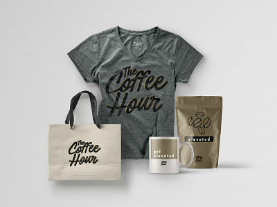 Coffee Shop Branding brand identity branding coffee shop design logo logo design merchandise design package design swag typography