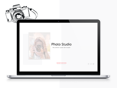 LANDING PAGE: Photo studio on Tilda platform design figma foto photography site design studio tilda uidesign uiux web website