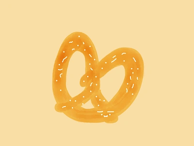 Pretzel Pete Original art branding design flat icon illustration illustrator logo minimal web