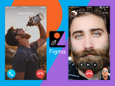 Skype Concept by Figma