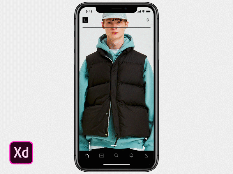 Layer - Adobe XD File Freebie auto freebie auto animation xd adobe xd