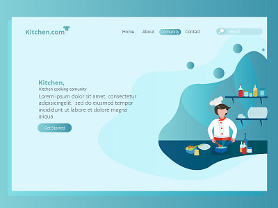 Kitchen Landing Page