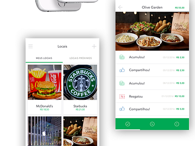 Myfid App Concept Restaurants