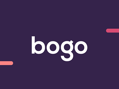 Bogo Branding Concept 2d app app logo branding clean design icon logo logo design minimal startup startup logo