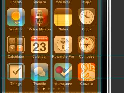 iPhone Grid grid iphone