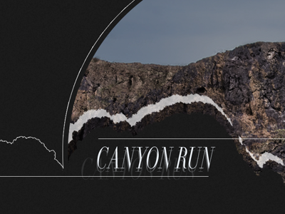 Canyon Run, with wallpaper