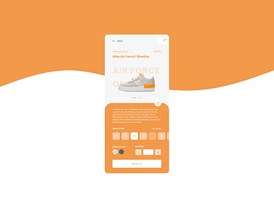 DailyUI#12 E-Commerce Shop (Single Item) app daily 100 challenge dailyui design ecommerce light ui nike product product page shop single item sneaker sneakers ui