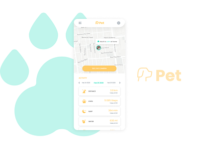 DailyUI#20 Location Tracker