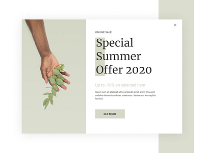 DailyUI#36 Special Offer