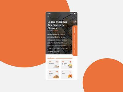 DailyUI#40 Recipe