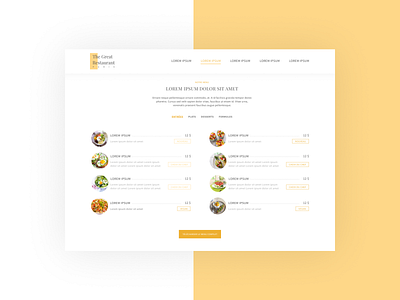 DailyUI#43 Food/Drink Menu