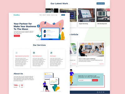 Digital Marketing Agency Landing Page