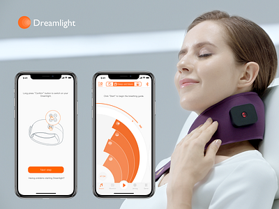 Dreamlight app design iphonex ui