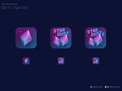 Mobile Game / Daily UI #5 — App Icon app icon daily design daily ui daily ui challenge daily ui design challenge game game icon icon mobile game mobile game icon stardust ui