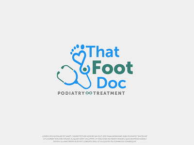 That Foot Doc | Approved adobe illustrator branding creative design doctor doctor logo dr logo foot treatment logo illustration logo typography vector