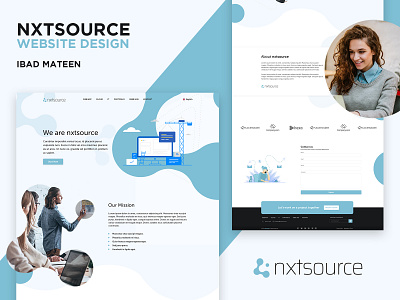 Nxtsource Web Design agency branding agency landing page agency website branding creative design illustration ui ux web web design web designer website design