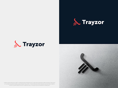 Tray T Trayzor Logo Design Minimal Logo By Ibad Mateen On Dribbble