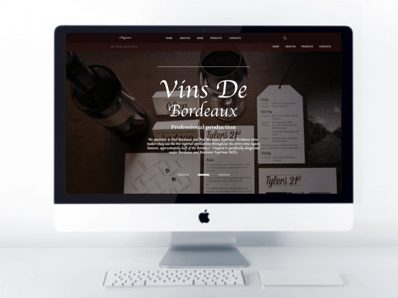 We can help you buy best wine design prototype ui webdesign wine design