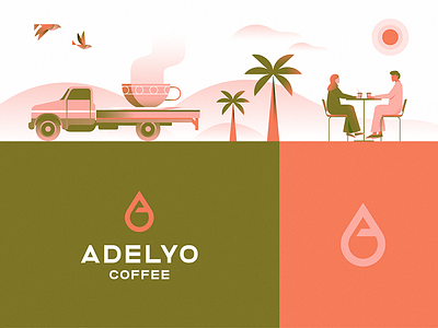 Adelyo branding colors design identity illustration logo mark symbol symbols