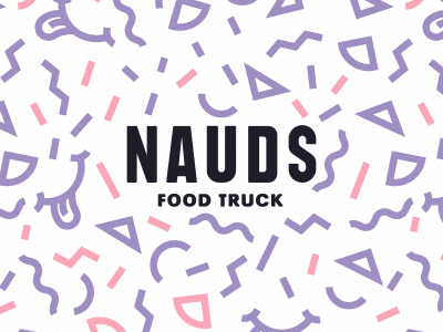 food truck food geometric patterns shapes