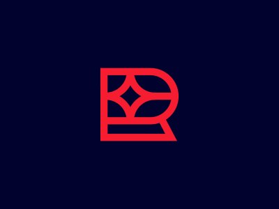 R branding identity logo mark personal r red symbol symbols