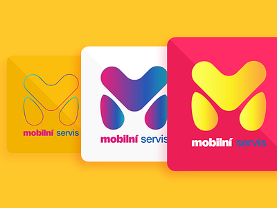 MS concept branding design logo minimal mobile design ui vector