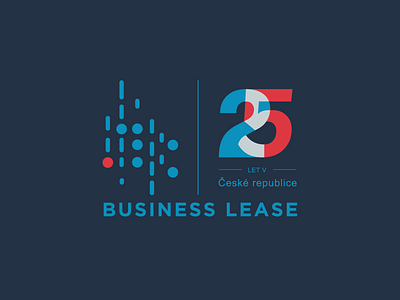 Business Lease 25'th Anniversary in CR Logo