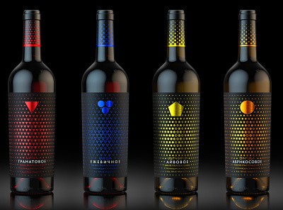 Fruit wine. Label design. branding design packaging sparkling wine шампанское