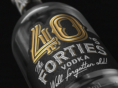 The FORTIES branding design packaging