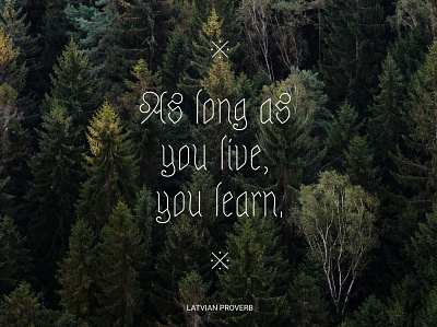 Weekly warmup//As long as you live, you learn covid 19 dribbbleweeklywarmup mantra type typogaphy