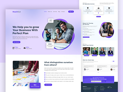 Business agency Landing page design agency landing branding business corporate design figma graphic design landing page product design ui ui design ui designer uiux uiux designer ux ux designer web design web development web ui website