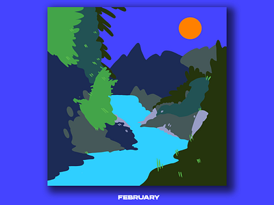 Illustration for February