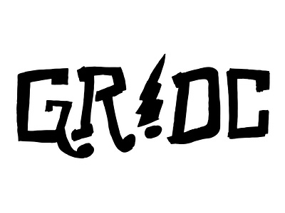 GR!DC • Brand Mark brand design lettering logo nonprofit typography